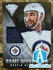 2013-14 Panini Titanium Game Jersey #GG-DBY Dustin Byfuglien Winnipeg Jets